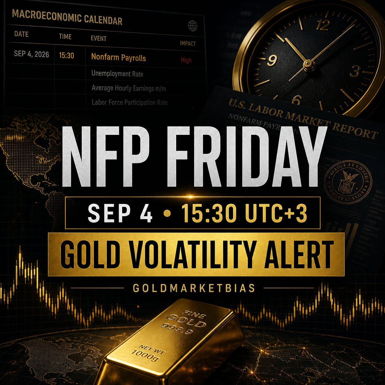 NFP Friday September 4 at 15:30 UTC+3