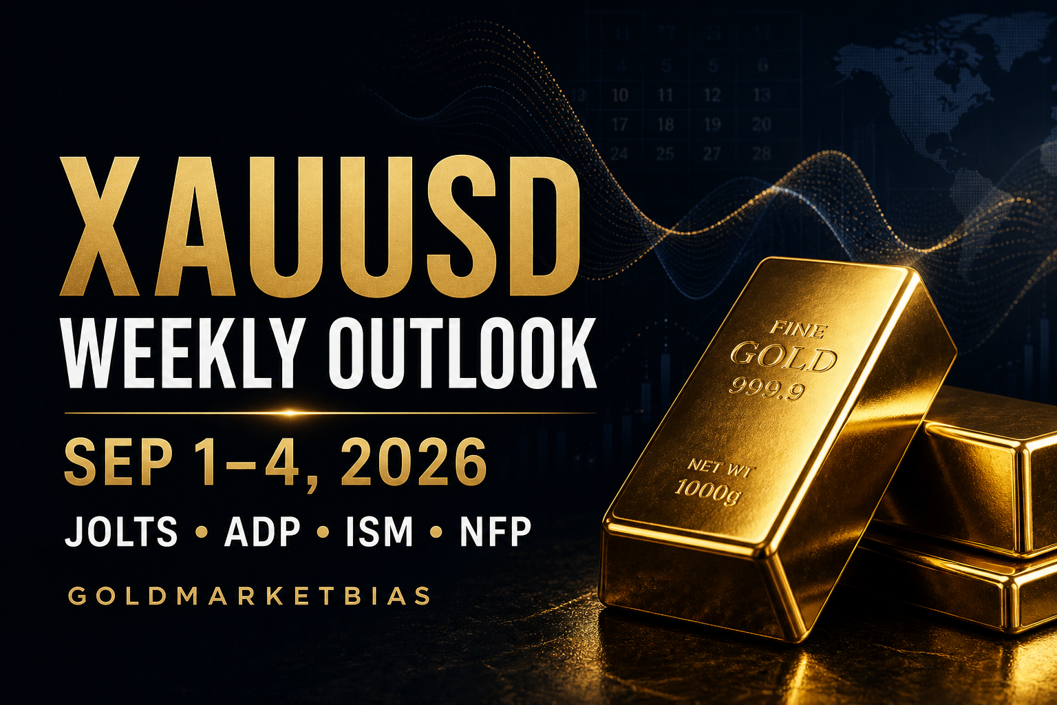 XAUUSD weekly outlook September 1 to 4, 2026